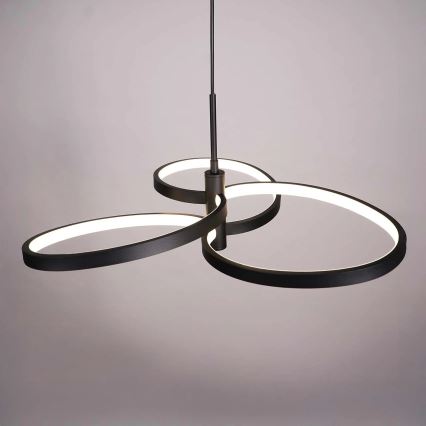 Suspension LED sur câble RIBBON LED/25W/230V 4000K noir