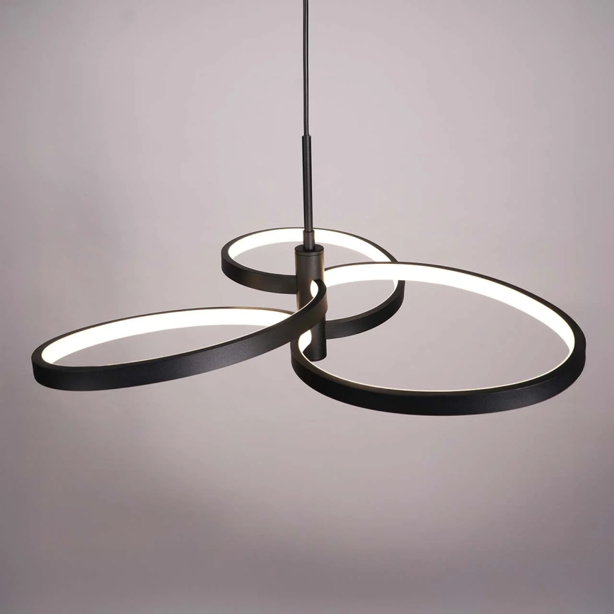 Suspension LED sur câble RIBBON LED/25W/230V 4000K noir