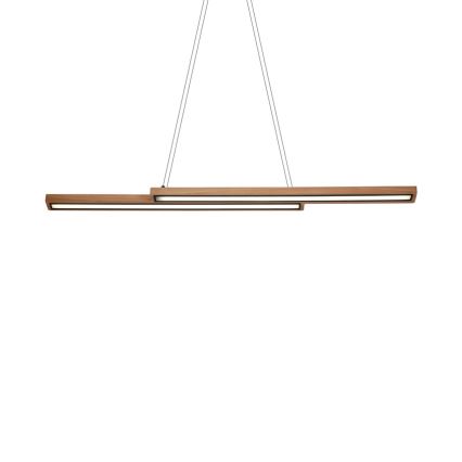 Suspension LED sur câble SENTO/19W/230V bois