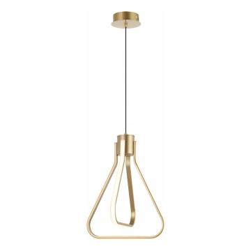 Suspension LED sur câble ZING LED/19W/230V dorée