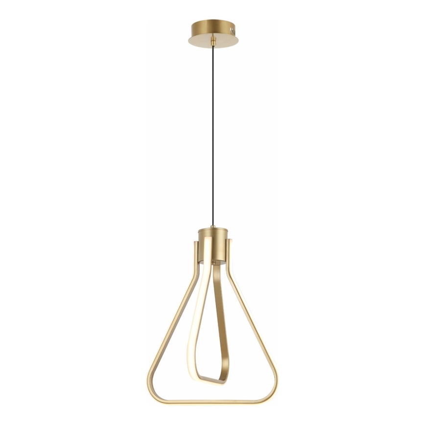 Suspension LED sur câble ZING LED/19W/230V dorée