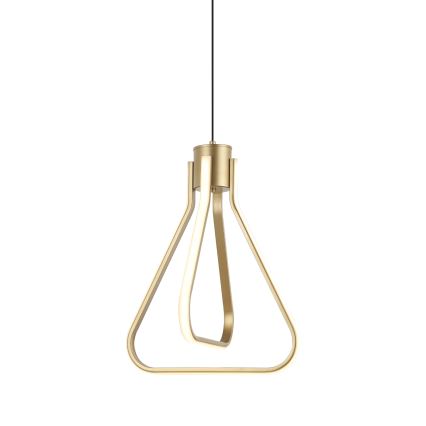 Suspension LED sur câble ZING LED/19W/230V dorée