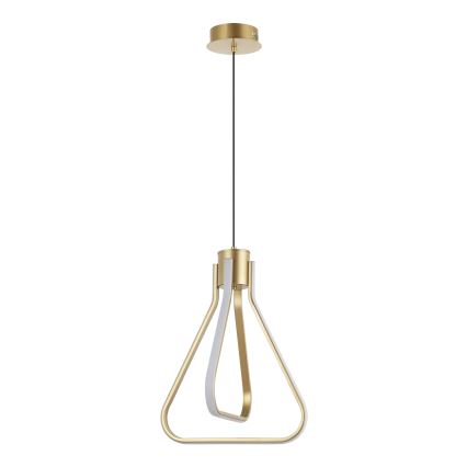 Suspension LED sur câble ZING LED/19W/230V dorée