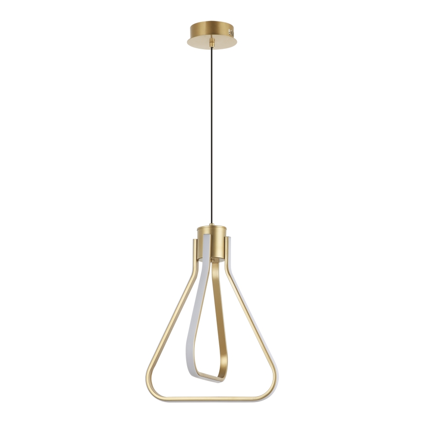 Suspension LED sur câble ZING LED/19W/230V dorée