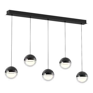 Suspension LED sur câble ZIREA, 30W, 230V, noire