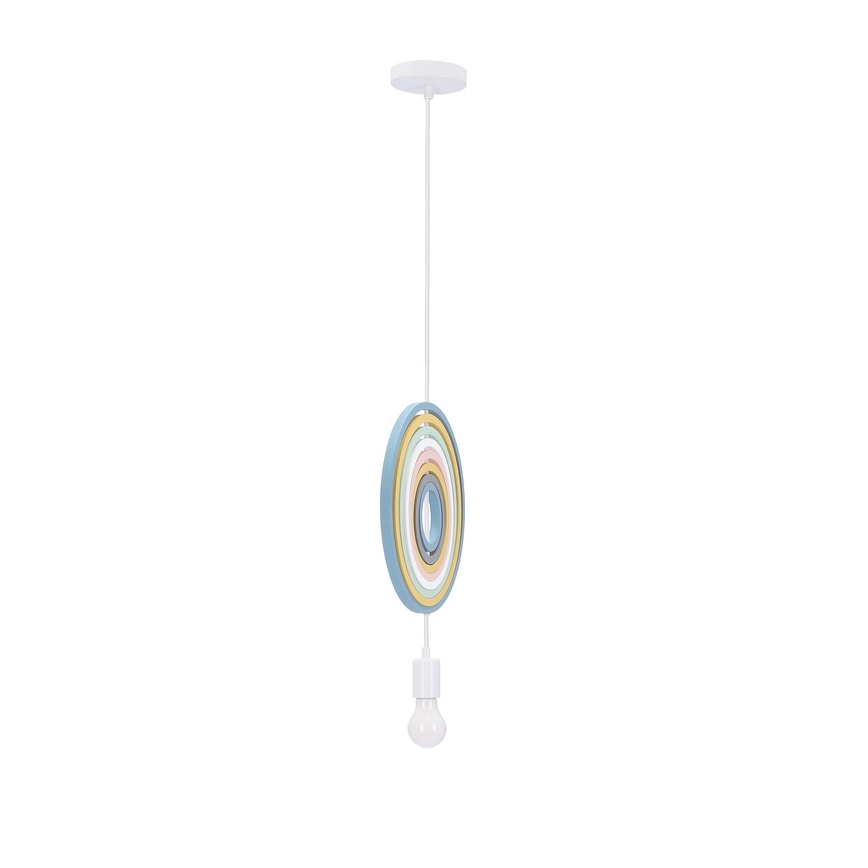 Suspension pour enfant HOOPS 1xE27/20W/230V Ø 27 cm multicolore
