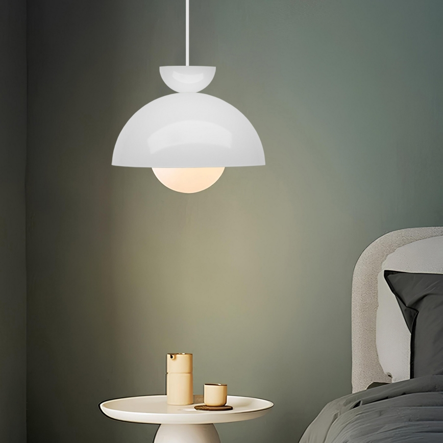 Suspension SALVA 1xE27/15W/230V blanche