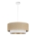Suspension SARTA à câble 1xE27/60W/230V Ø 45 cm blanc/jute