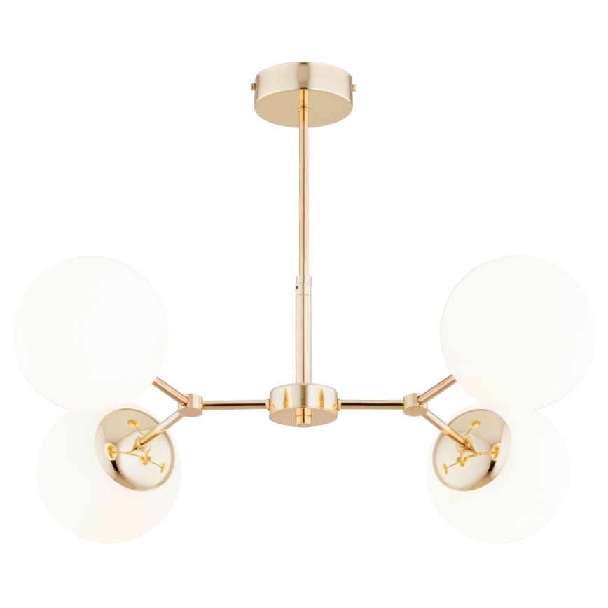 Suspension sur barre FOTON 4xE14/40W/230V doré / blanc