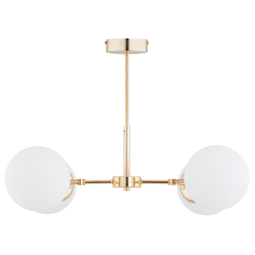 Suspension sur barre FOTON 4xE14/40W/230V doré / blanc