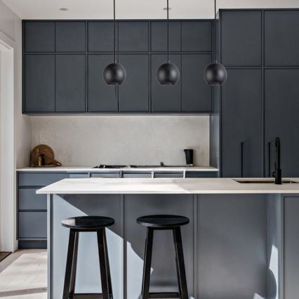 Suspension sur câble 1xGU10/10W/230V Ø 11 cm bois massif/frêne