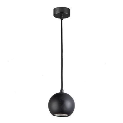 Suspension sur câble 1xGU10/10W/230V Ø 11 cm bois massif/frêne