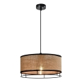 Suspension sur câble ARDI 1xE27/40W/230V brun/noir