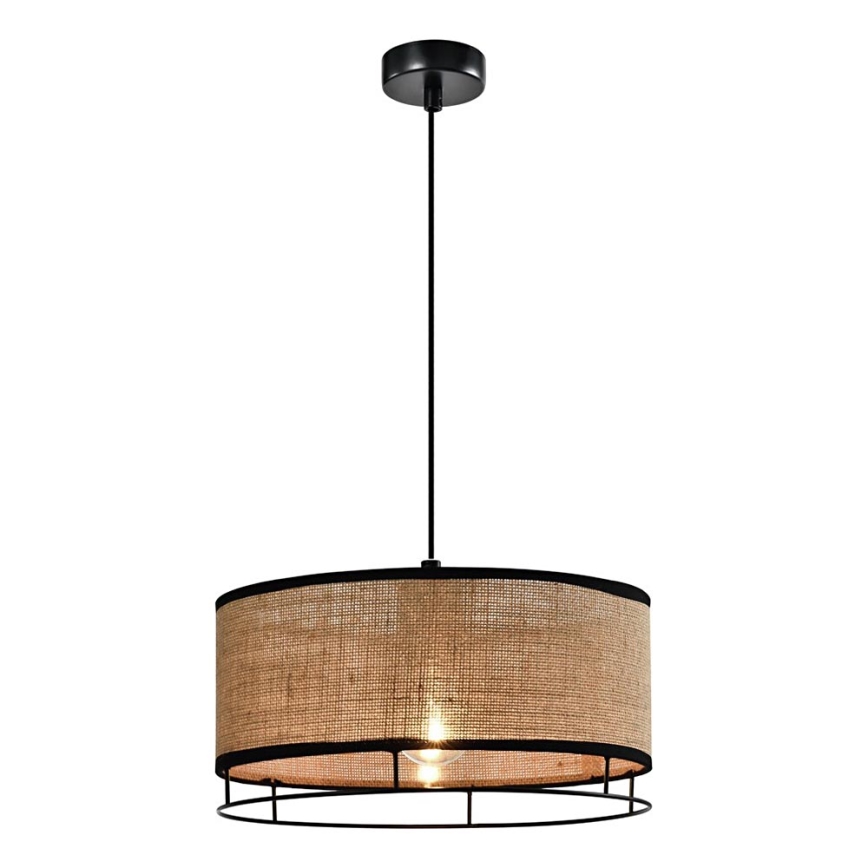 Suspension sur câble ARDI 1xE27/40W/230V brun/noir