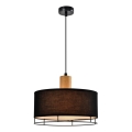 Suspension sur câble ARDI 1xE27/40W/230V noir/marron