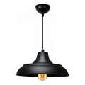 Suspension sur câble AYD 1xE27/40W/230V noire
