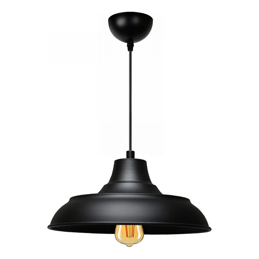 Suspension sur câble AYD 1xE27/40W/230V noire