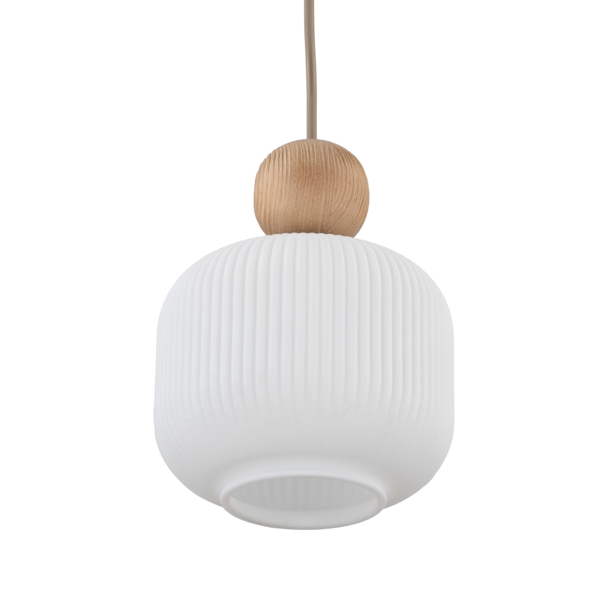 Suspension sur câble BALLO 1xE14/10W/230V beige