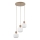 Suspension sur câble BALLO 3xE14/10W/230V beige