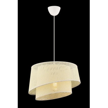 Suspension sur câble BARETTE 1xE27/60W/230V crème