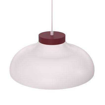 Suspension sur câble BASCA 1xE27/15W/230V crème/bordeaux