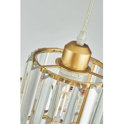 Suspension sur câble BELLA 3xE27/40W/230V dorée