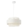 Suspension sur câble BOHO 1xE27/60W/230V Ø 40 cm crème/jute