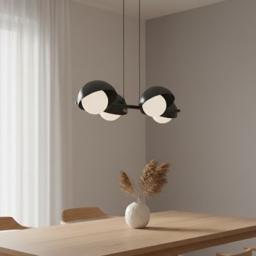 Suspension sur câble BOOM 4xG9/8W/230V noir