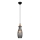 Suspension sur câble BOTTLE 1xE14/4W/230V verre fumé