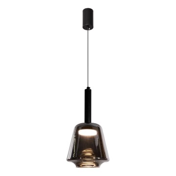 Suspension sur câble BUENO 1xGX53/9W/230V Ø 18 cm, noir fumé