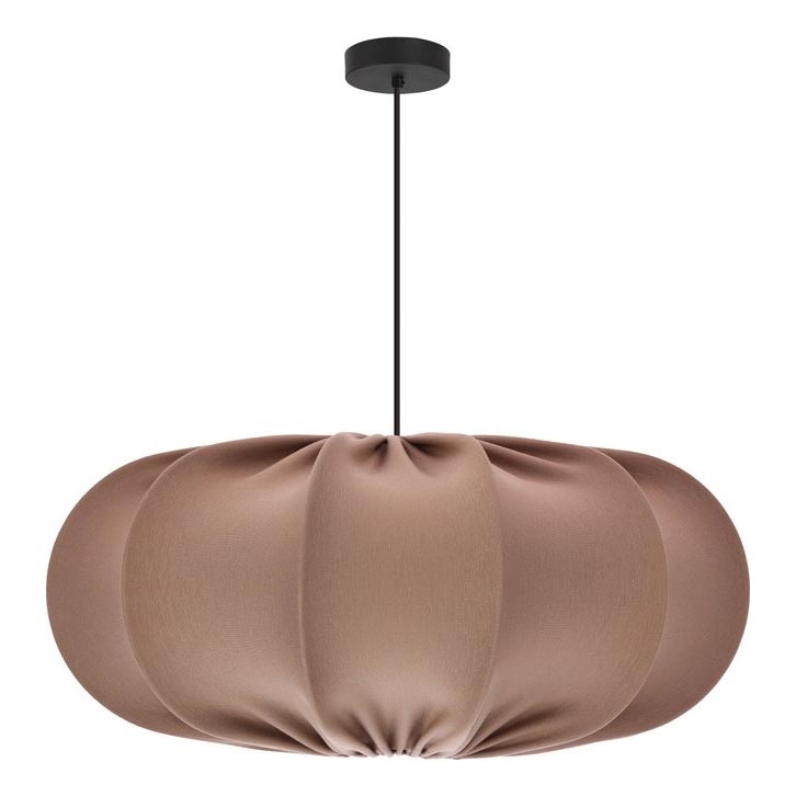 Suspension sur câble CAFEE 1xE27/40W/230V, Ø 52 cm, marron