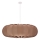 Suspension sur câble CAFEE 1xE27/40W/230V Ø 66 cm marron