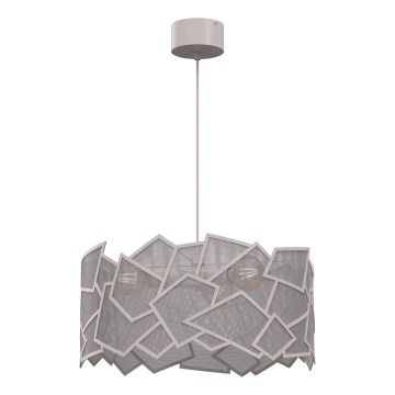 Suspension sur câble CAMO 3xE27/15W/230V beige