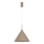 Suspension sur câble CAPITAL 1xGX53/15W/230V diam. 32 cm beige
