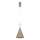 Suspension sur câble CAPITAL 1xGX53/15W/230V Ø 17 cm taupe