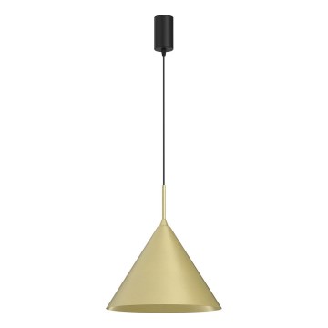 Suspension sur câble CAPITAL 1xGX53/15W/230V Ø 32 cm dorée