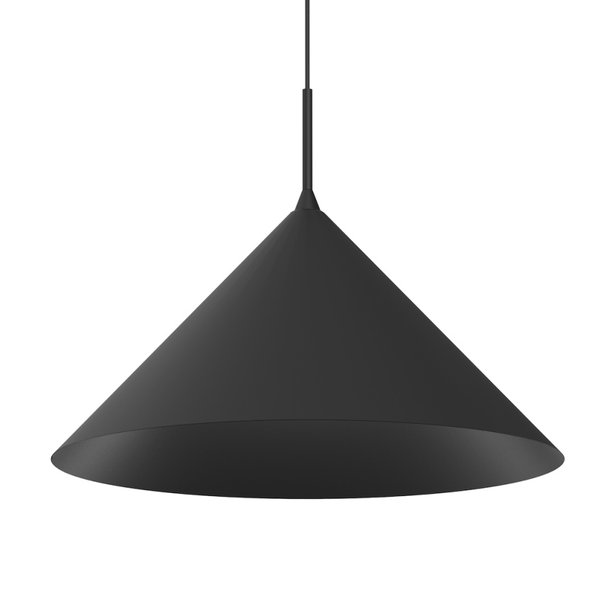Suspension sur câble CAPITAL 1xGX53/15W/230V Ø 46 cm noire