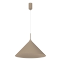Suspension sur câble CAPITAL 1xGX53/15W/230V Ø 46 cm taupe