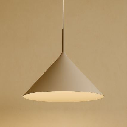 Suspension sur câble CAPITAL 1xGX53/15W/230V Ø 46 cm taupe