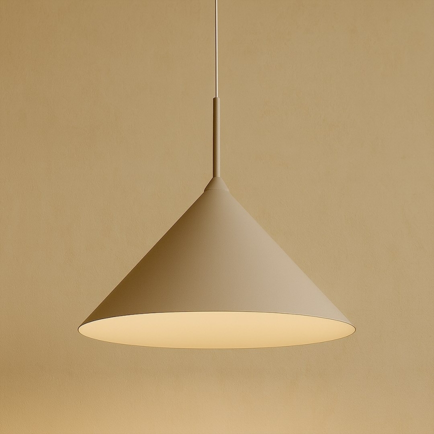 Suspension sur câble CAPITAL 1xGX53/15W/230V Ø 46 cm taupe