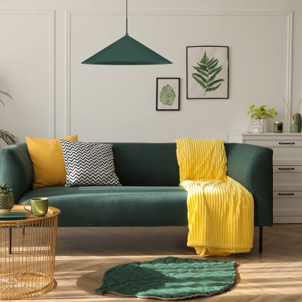 Suspension sur câble CAPITAL 1xGX53/15W/230V Ø 60 cm vert