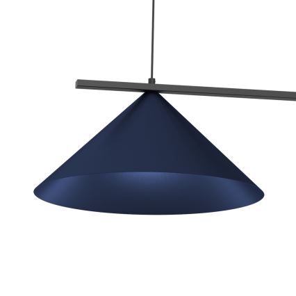 Suspension sur câble CAPITAL 2xGX53/15W/230V bleu