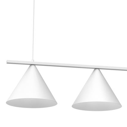 Suspension sur câble CAPITAL 3xGX53/15W/230V blanche