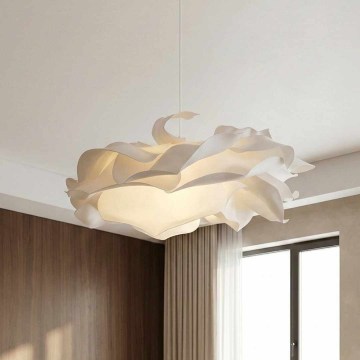 Suspension sur câble CLOUDY 1xE27/40W/230V blanche