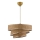 Suspension sur câble COUPER 1xE27/60W/230V marron/chrome brillant