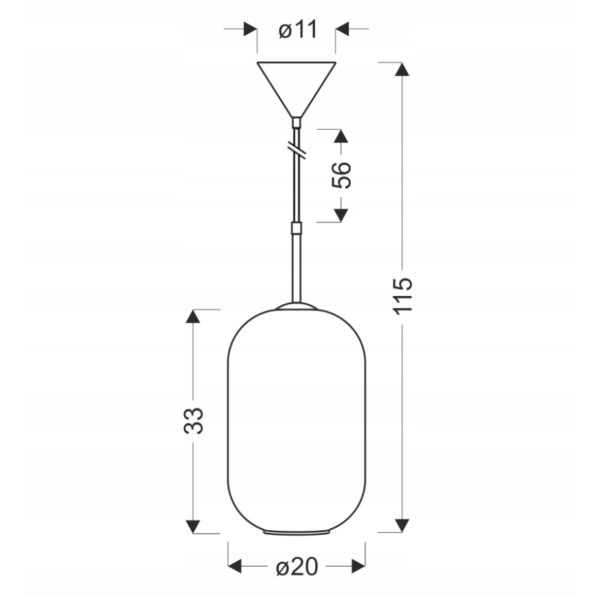 Suspension sur câble CRESTO 1xE27/40W/230V blanc/doré