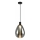 Suspension sur câble DENSO 1xG9/5W/230V Ø 20 cm chrome noir