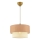 Suspension sur câble ECHO 1xE27/60W/230V marron/crème