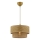 Suspension sur câble ECHO 1xE27/60W/230V marron