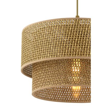 Suspension sur câble ECHO 1xE27/60W/230V marron